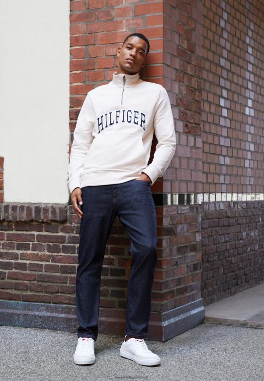 ايوا بلو بلاك Tommy Hilfiger جينز كور بليكر ذو قصة ضيقة 446444683