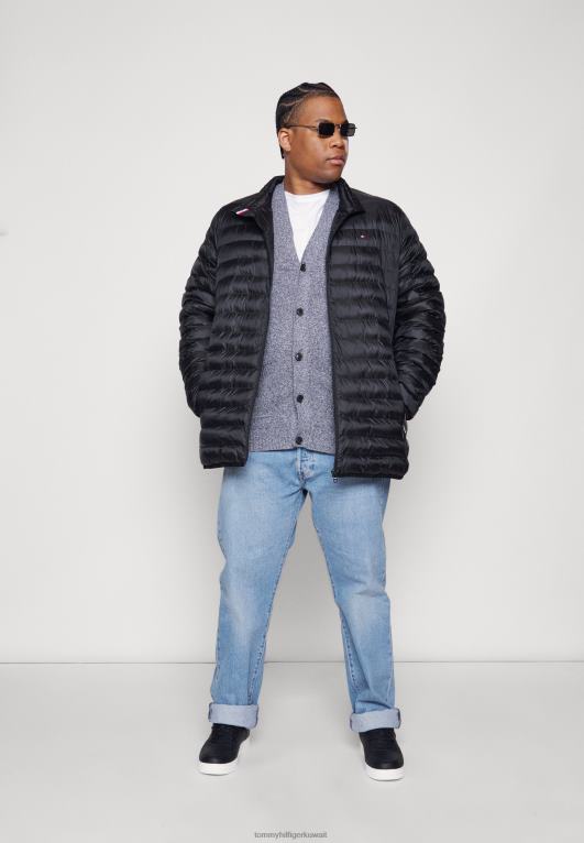 أسود Tommy Hilfiger سترة شتوية قابلة للحزم 446444699