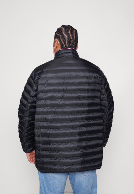 أسود Tommy Hilfiger سترة شتوية قابلة للحزم 446444699