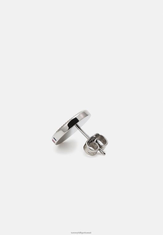 فضية اللون Tommy Hilfiger أقراط عائلة الزهور الطازجة 446444736