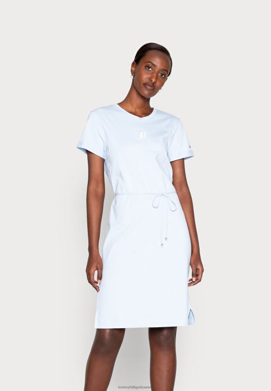 أزرق منسم Tommy Hilfiger فستان جيرسي عادي 446444742