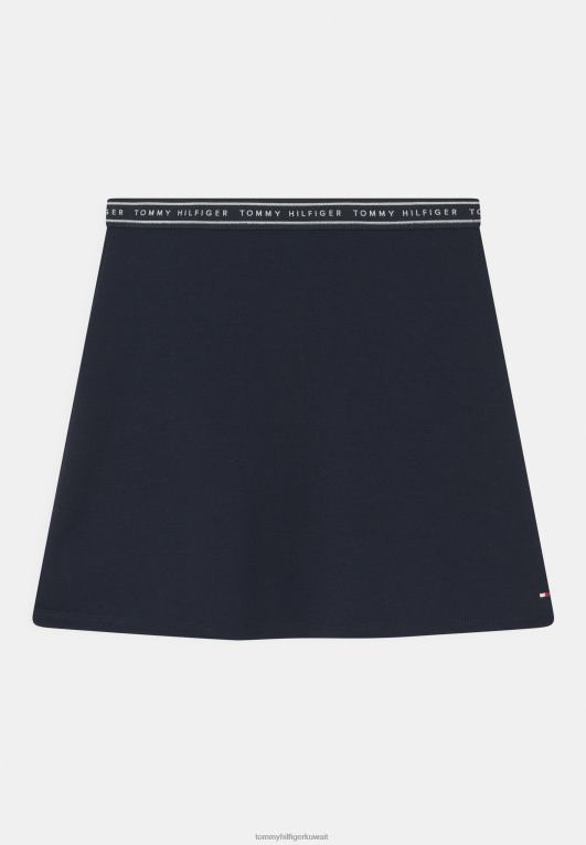 سماء الصحراء Tommy Hilfiger تنورة بونتو الشريط تنورة صغيرة 446444770