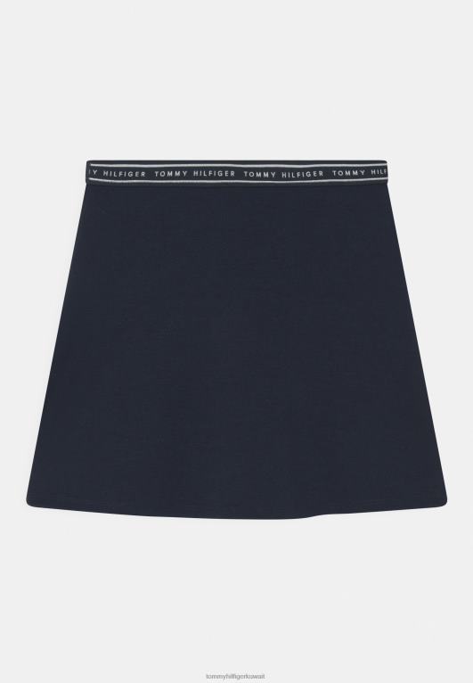 سماء الصحراء Tommy Hilfiger تنورة بونتو الشريط تنورة صغيرة 446444770