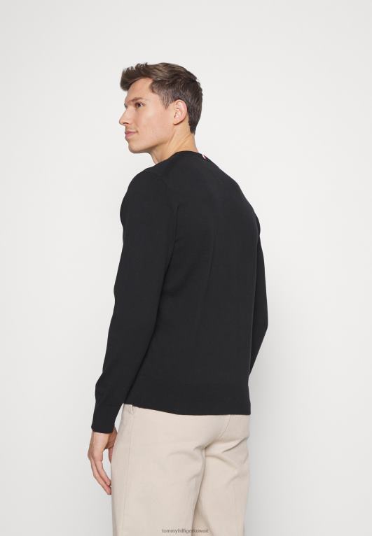 أسود Tommy Hilfiger طاقم سترة البلوز 446444780