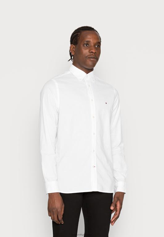 أبيض Tommy Hilfiger قميص أكسفورد المرن 446444799