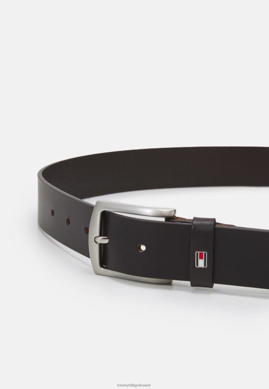 بني غامق Tommy Hilfiger حزام دينتون جديد 446444806