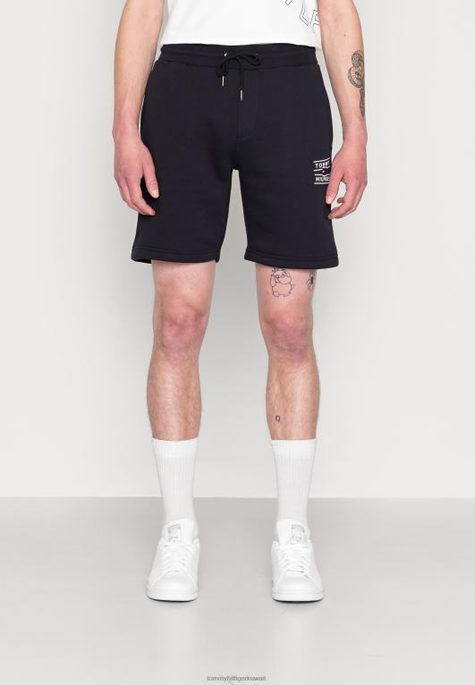 سماء الصحراء Tommy Hilfiger تسجيل السراويل القصيرة للجنسين شعار مكدسة 446444834