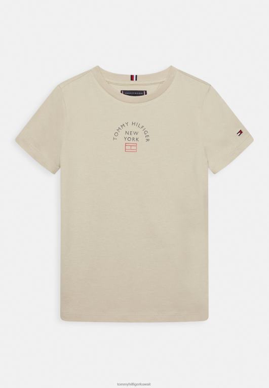 رمل السافانا Tommy Hilfiger طباعة تي شيرت 446444839