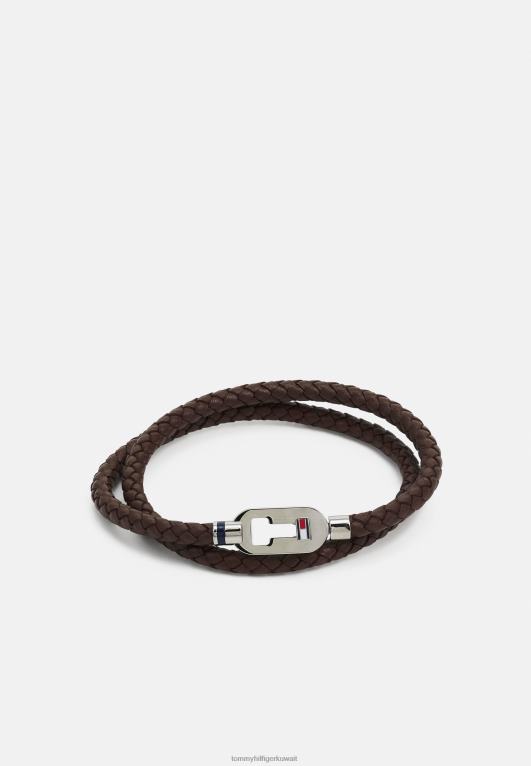 بني/فضي اللون Tommy Hilfiger سوار عائلي بسيط 446444857