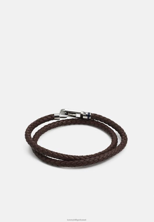 بني/فضي اللون Tommy Hilfiger سوار عائلي بسيط 446444857