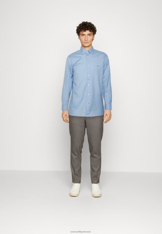 أزرق غائم Tommy Hilfiger قميص صلب ناعم طبيعي 446444895