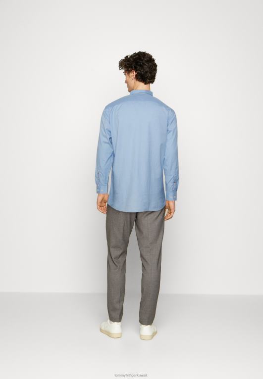 أزرق غائم Tommy Hilfiger قميص صلب ناعم طبيعي 446444895