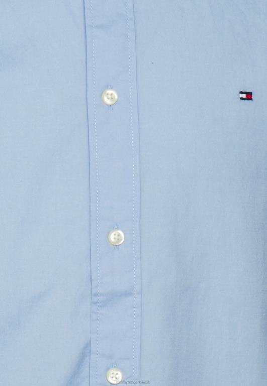 أزرق غائم Tommy Hilfiger قميص صلب ناعم طبيعي 446444895