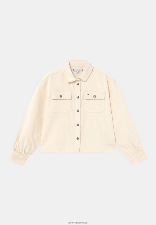 بتلة العاج Tommy Hilfiger بلوزة بأزرار 446444912