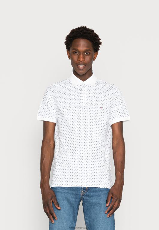 سماء بيضاء/صحراء Tommy Hilfiger قميص بولو صغير 446444918