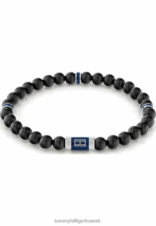 أسود Tommy Hilfiger سوار الخرز الخشبي 446444929