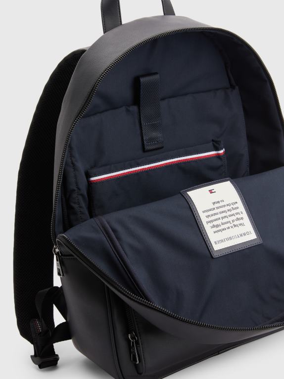 أسود Tommy Hilfiger حقيبة ظهر تحمل توقيع وسط المدينة 44644492