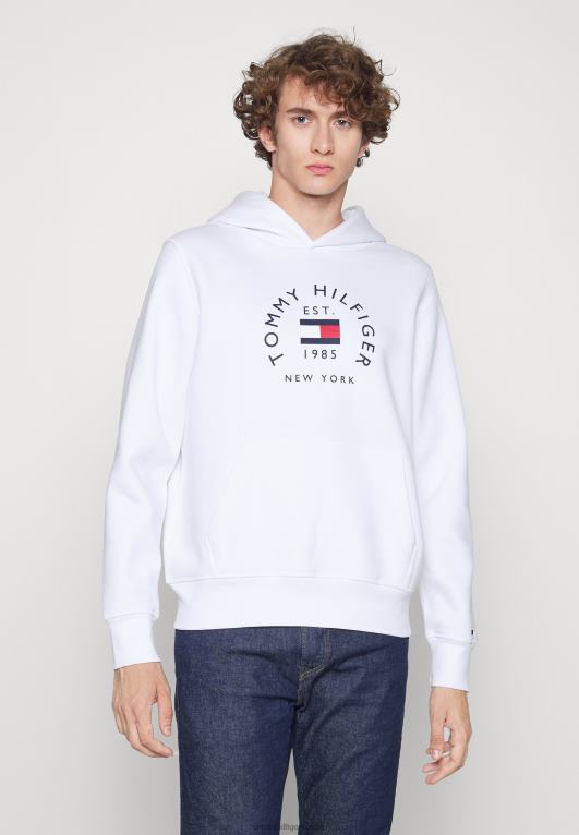 أبيض Tommy Hilfiger البلوز هودي قوس العلم 446444931