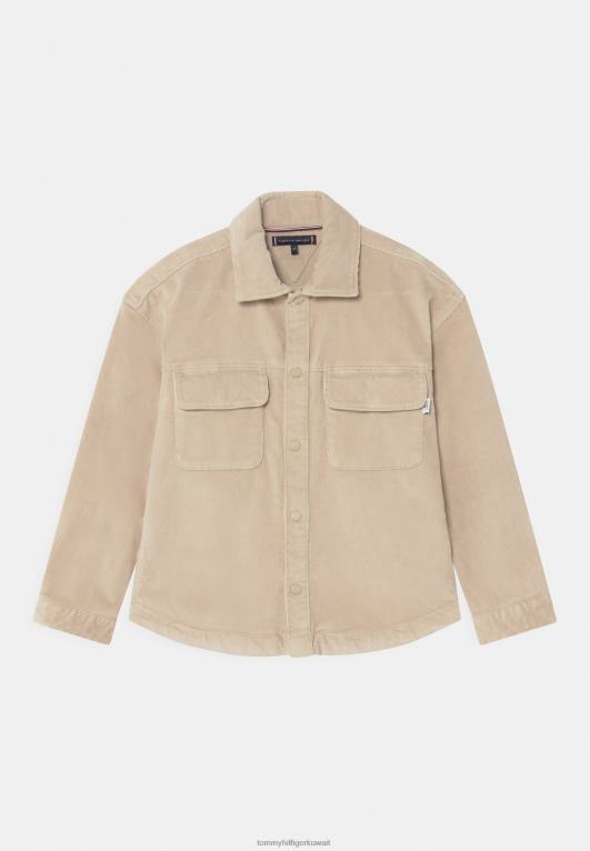 رمل السافانا Tommy Hilfiger قميص فوقي للجنسين 446444939