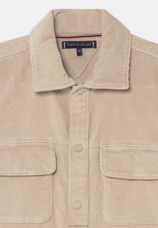 رمل السافانا Tommy Hilfiger قميص فوقي للجنسين 446444939