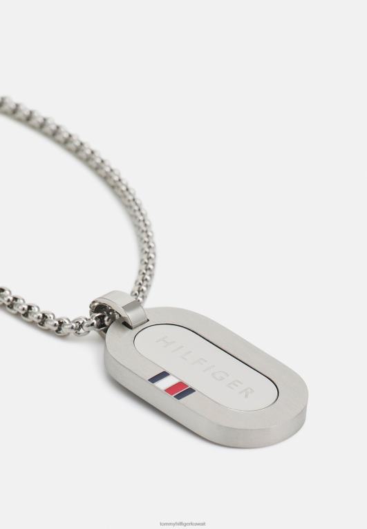 فضية اللون Tommy Hilfiger سوار عائلي بسيط 446444988