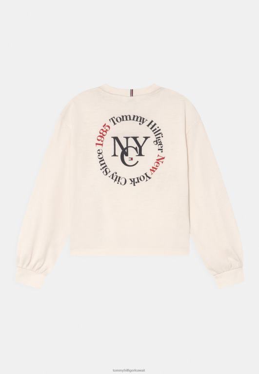 الأبيض القديم Tommy Hilfiger تيشيرت خالدة بأكمام طويلة 446444998