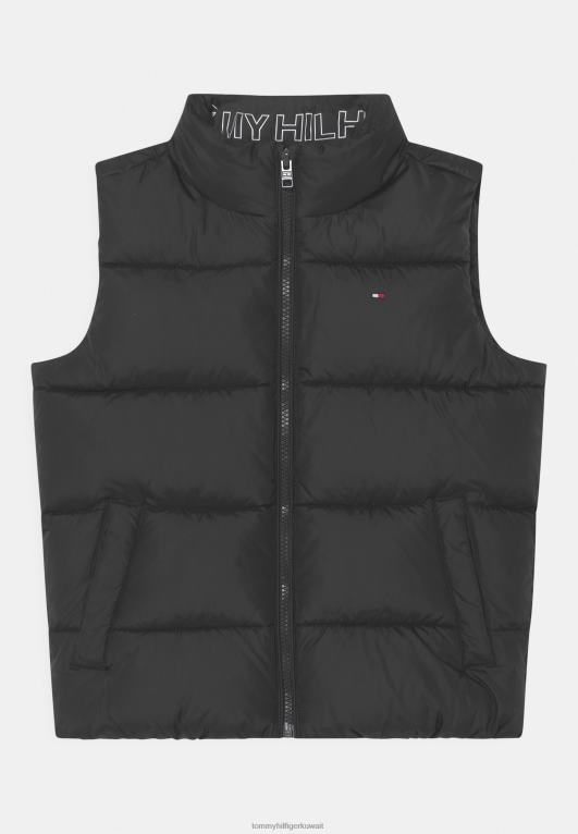 أسود Tommy Hilfiger صدرية مبطنة أساسية 446444999