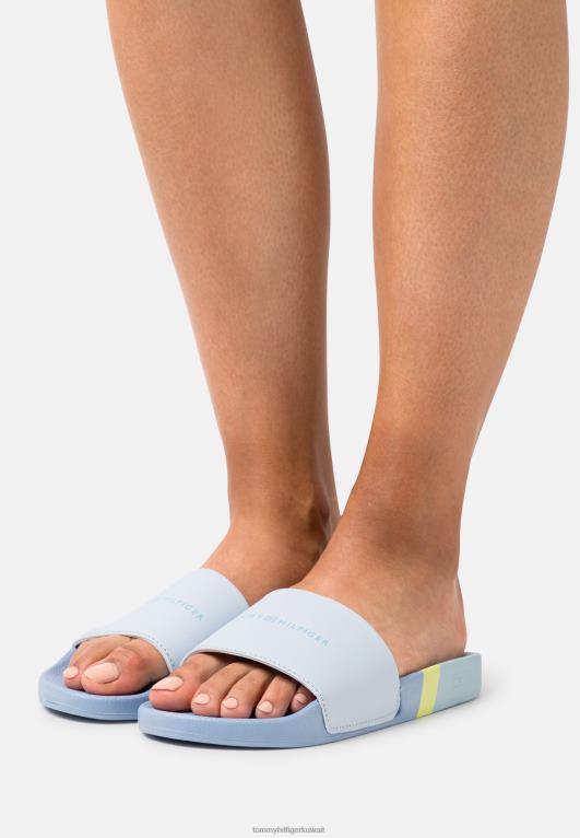 أزرق منسم Tommy Hilfiger البغال الشريحة شريطية 446445005