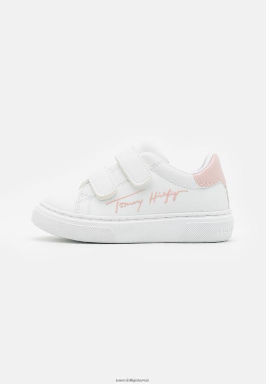 أبيض/وردي Tommy Hilfiger المدربون 446445007