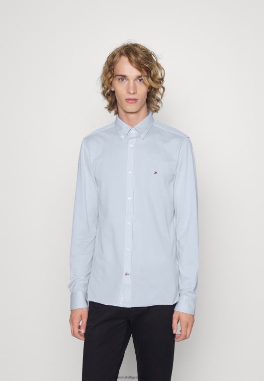 أزرق منسم Tommy Hilfiger قميص قميص الصلبة 446445019