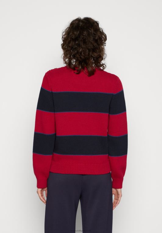 التوت الملكي Tommy Hilfiger سترة بأزرار مخططة 446445043