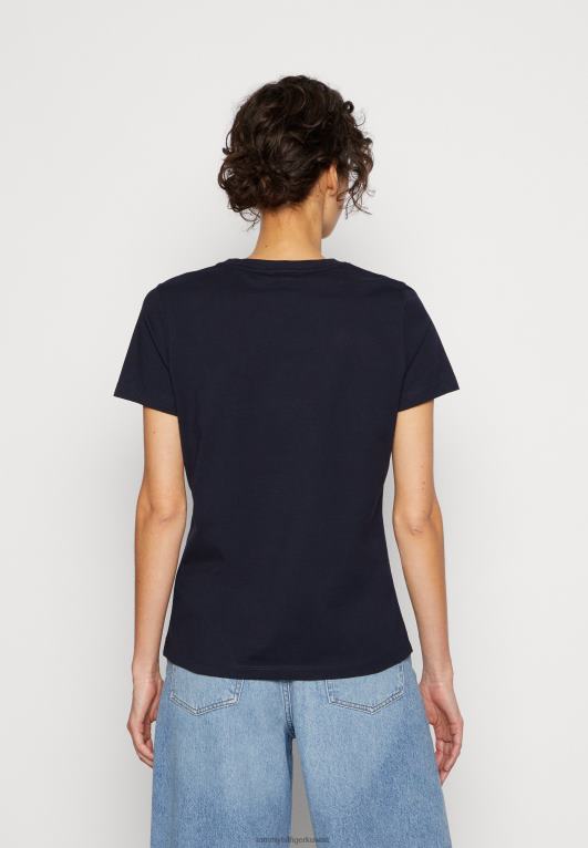 سماء الصحراء Tommy Hilfiger تيشيرت بطبعة فاريستي سي 446445067