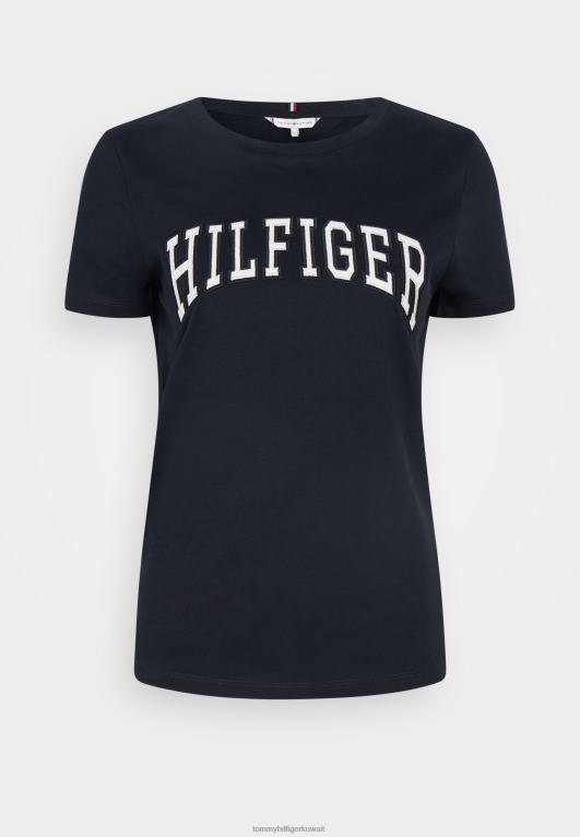 سماء الصحراء Tommy Hilfiger تيشيرت بطبعة فاريستي سي 446445067