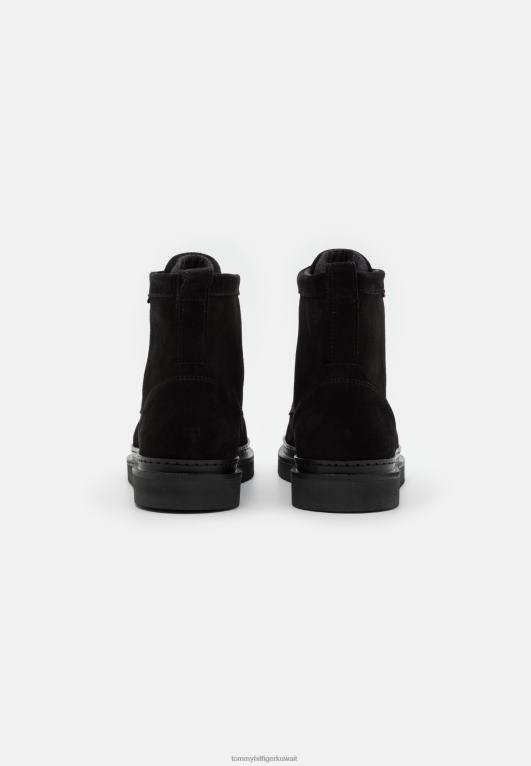 أسود Tommy Hilfiger حذاء برباط للكاحل مزود برباط 446445092