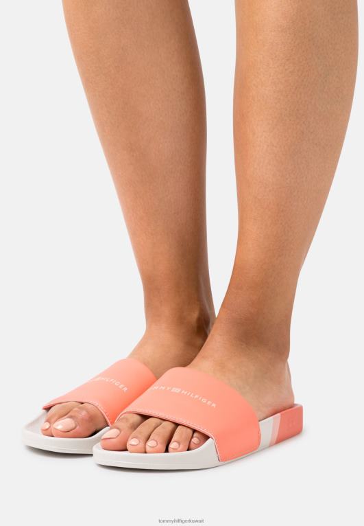 زهر المرجان Tommy Hilfiger البغال الشريحة شريطية 446445108