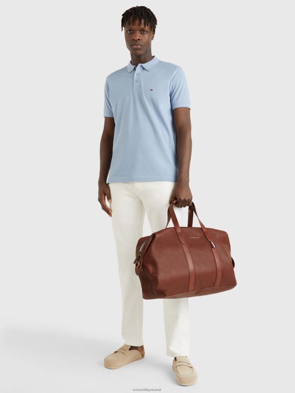 تان البريطانية Tommy Hilfiger حقيبة دفل جلدية فاخرة 44644511