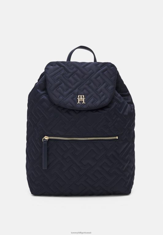 الفضاء الأزرق Tommy Hilfiger حقيبة الظهر الأحادية الخاصة بي 446445140