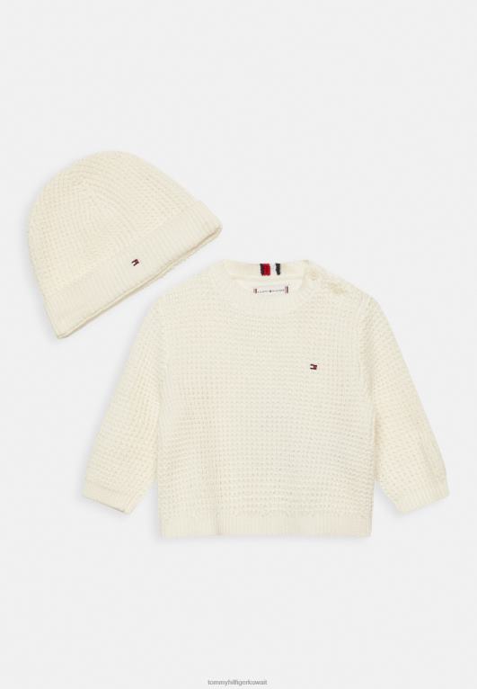 بتلة العاج Tommy Hilfiger طقم بلوفر للأطفال للجنسين 446445145