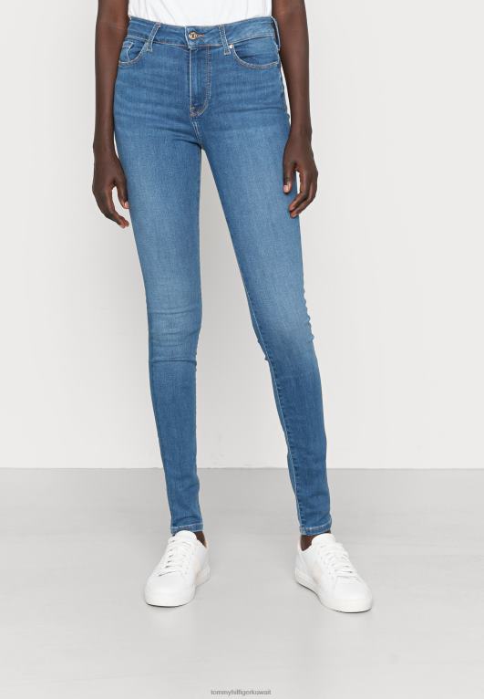 الدنيم الأزرق Tommy Hilfiger فليكس هارلم إيزي جينز نحيف 446445157