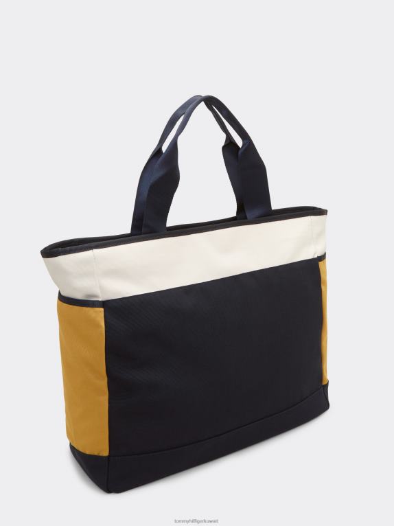 البحرية / الأصفر Tommy Hilfiger حقيبة يد مقسمة بالألوان 44644515