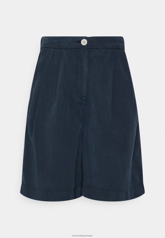 سماء الصحراء Tommy Hilfiger سحب مطوي على السراويل القصيرة 446445178