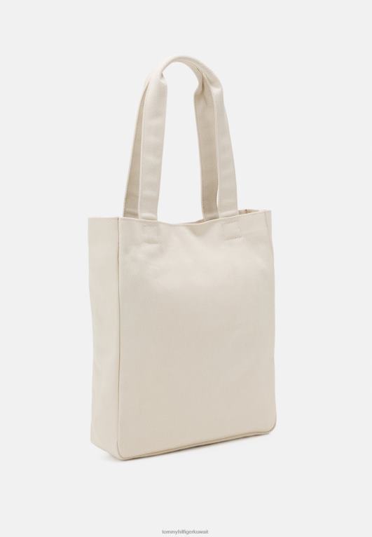 أبيض مصفر Tommy Hilfiger حقيبة شاطئ صيفية للجنسين عبر الجسم 446445180