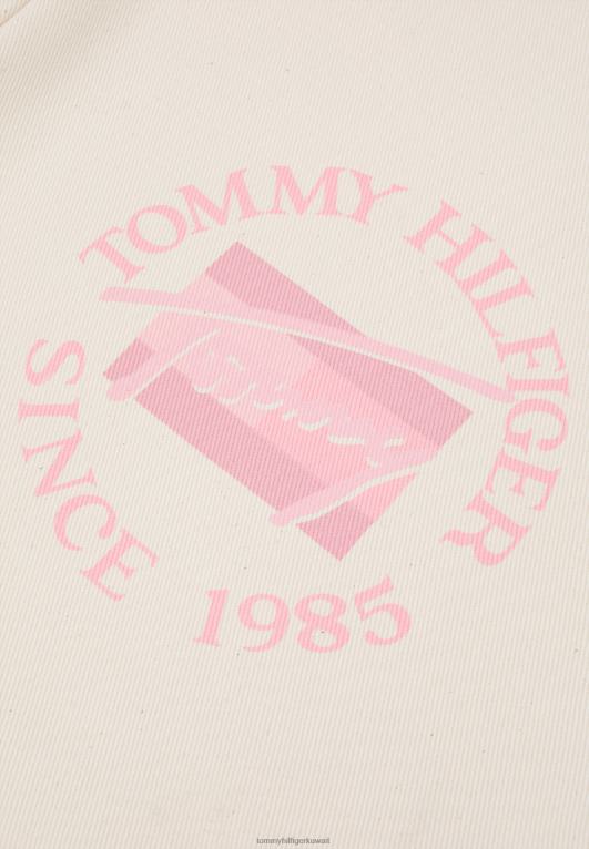 أبيض مصفر Tommy Hilfiger حقيبة شاطئ صيفية للجنسين عبر الجسم 446445180