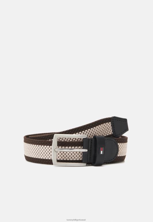 بني غامق/إكرو Tommy Hilfiger دينتون حزام مطاط 446445183