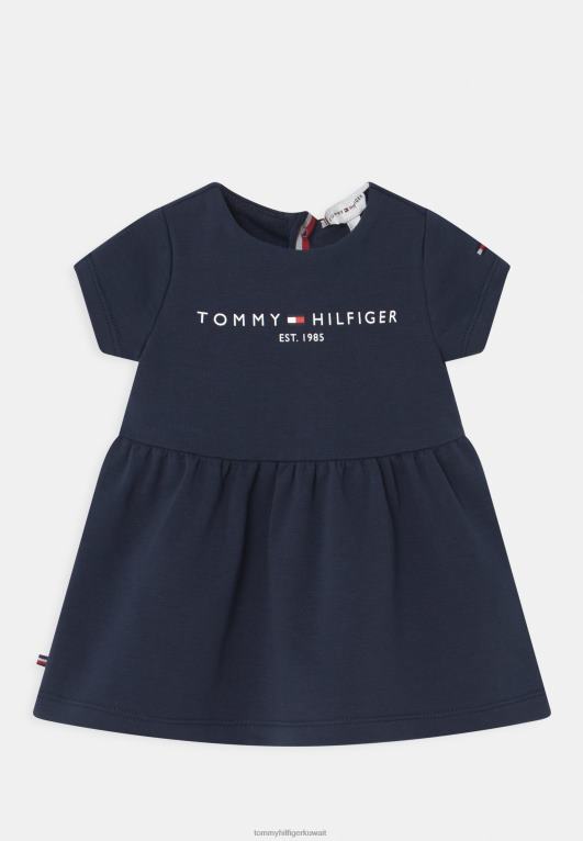 البحرية الشفق Tommy Hilfiger فستان يوم الطفل الأساسي 446445190