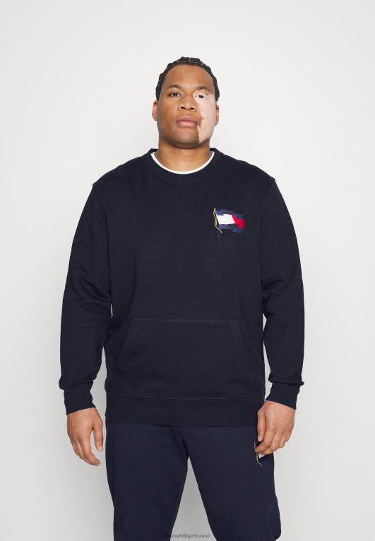 سماء الصحراء Tommy Hilfiger سترة عادية بياقة دائرية 446445194