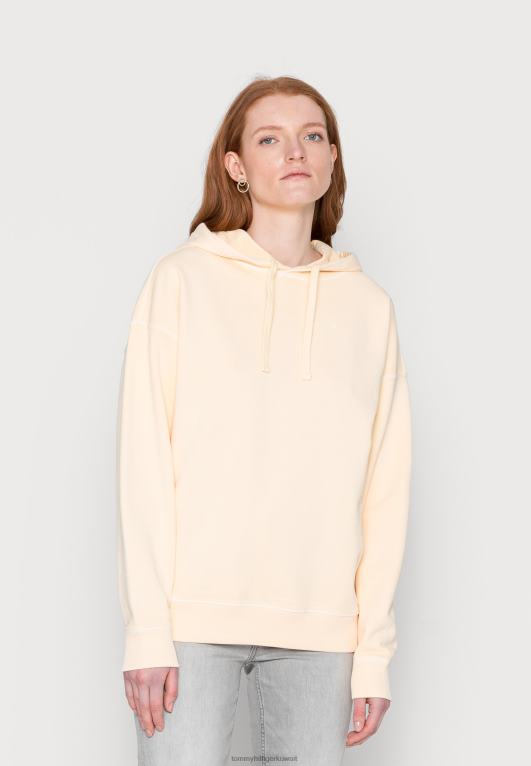 خلطة ليمون Tommy Hilfiger سترة هوديي بصبغة معدنية مريحة 446445220