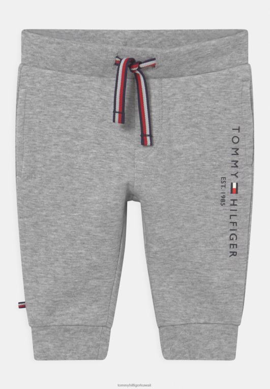 رمادي Tommy Hilfiger بنطلون طفل أساسي للجنسين 446445227