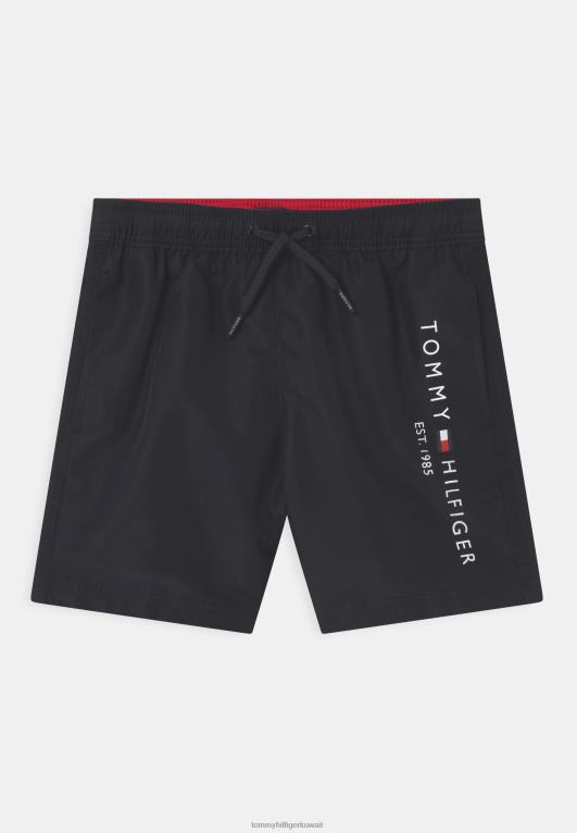 سماء الصحراء Tommy Hilfiger شورت سباحة برباط متوسط 446445233