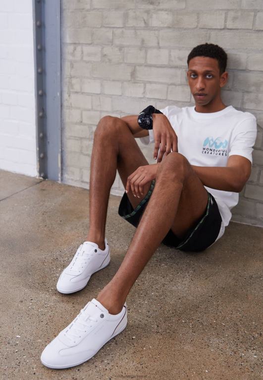 أبيض Tommy Hilfiger المدربين المحترفين الحديثين 446445240